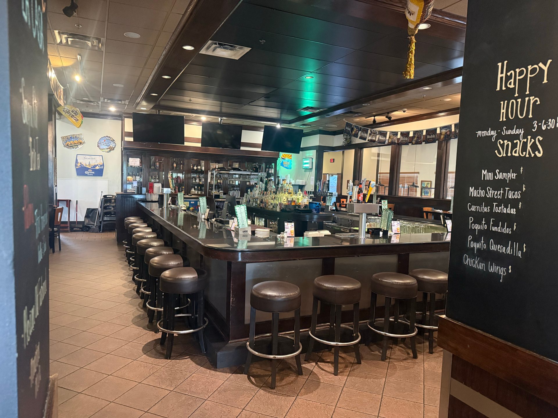 The pub side